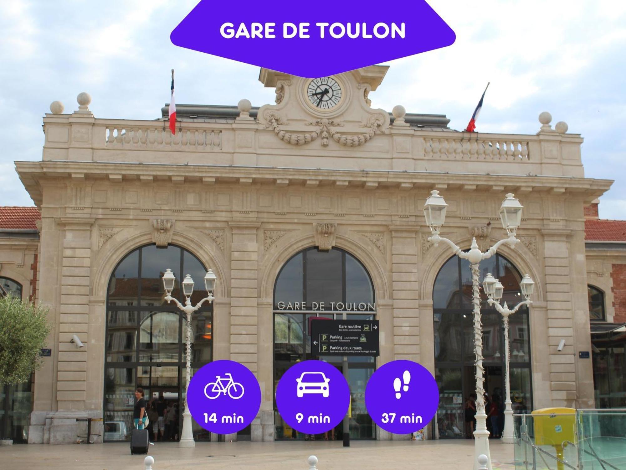 Bao Location - Ideal Pro & Groupe - Calme - Lumineux - Wifi - Terrasse - Jardin - Plage A 2Km - Proche Centre Ville, Gare, Commerces - Parking Prive Tolón Exterior foto